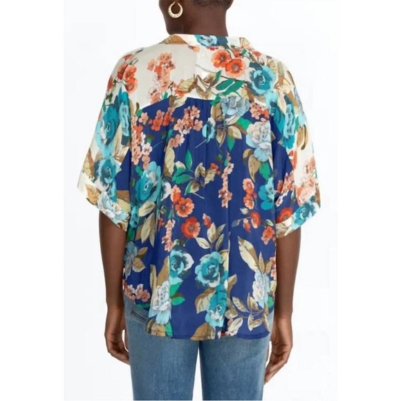 JOHNNY WAS Emma Lynn Button Down Shirt in Multi 2X NWT - Picture 4 of 14